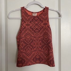 Printed Crop Top